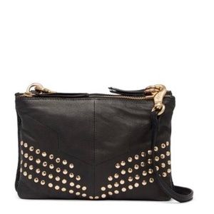 Day & Mood Sophie black leather crossbody bag